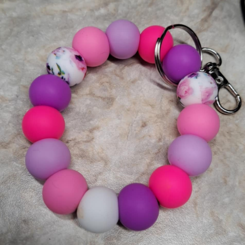 Beadable CustomMade Keychain Ring